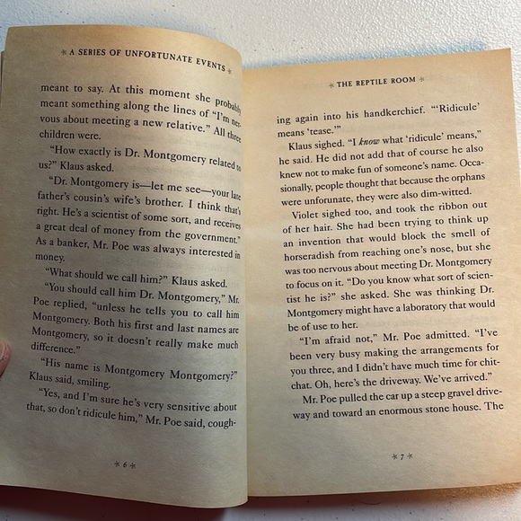 📚2/$6  The Reptile Room #2 in the A Series of Unfortunate Events Series - Picture 11 of 12